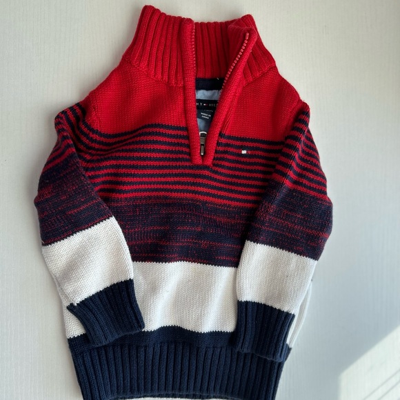 Tommy Hilfiger Toddler Boys Knit Sweater Size 12 Months - Picture 1 of 3